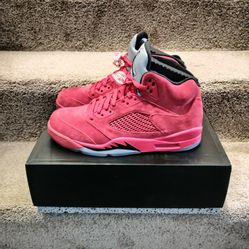 Jordan 5 Red Suede Pack...