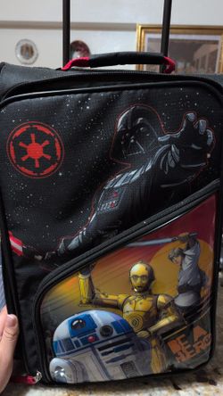 Star Wars 18" Rolling Wheeled Suitcase Be a Hero Luke Darth C3p0 Han Solo