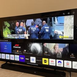 LG 65” 4K smart TV + LG soundbar & subwoofer 