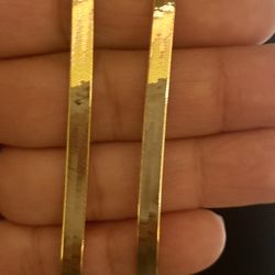 14k Gold Herringbone Necklace
