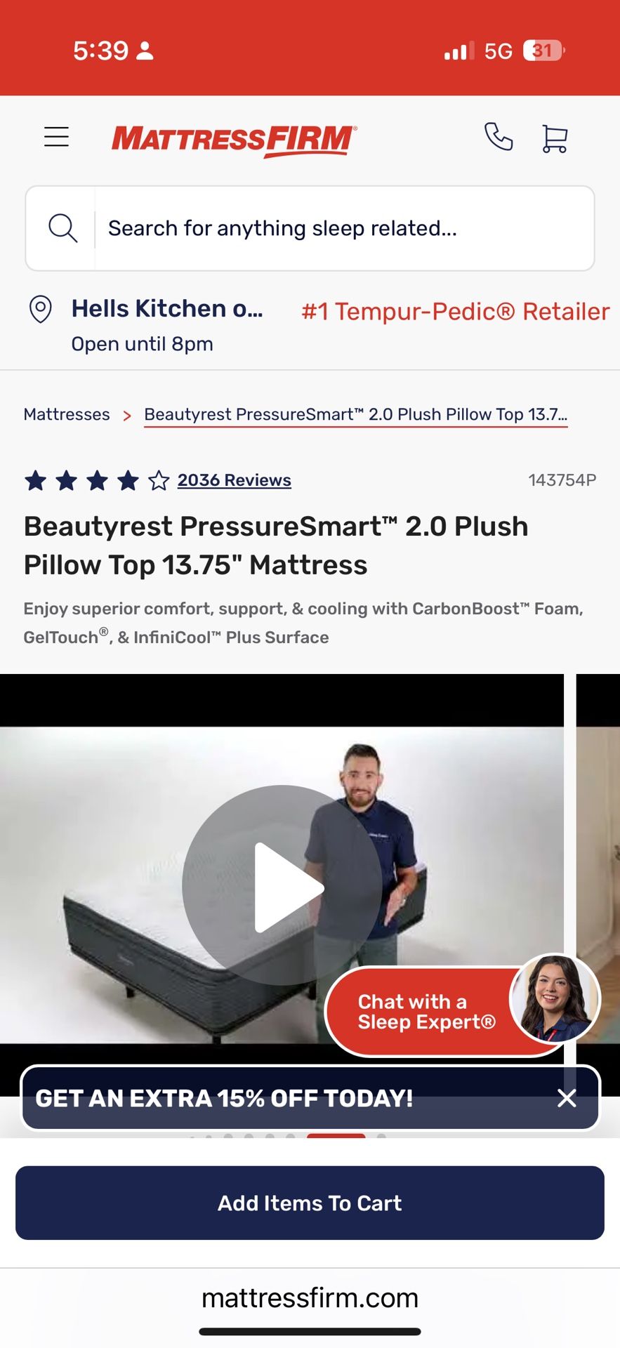 Brand New Beautyrest Pressuresmart Mattress With 2 Box Springs
