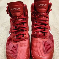 Nike Zoom Hyperfuse TB Varsity Red. Men's Size 14. Athletic Shoes. 407623 600