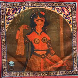 Throw Pillow Cover Persian Couple Home Decor 15"x15" 