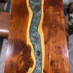 Rustic Cedar River Coffee Table 