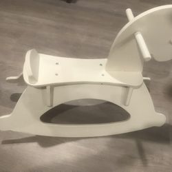 Baby Photo - Wooden horse Swing 