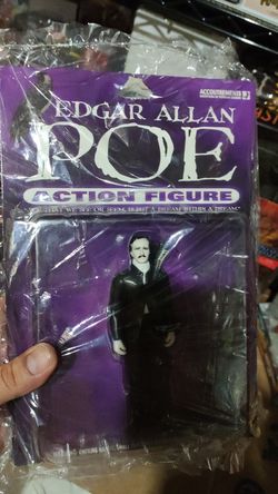 Edgar Allan Poe action figure ACCOUTTREMENTS