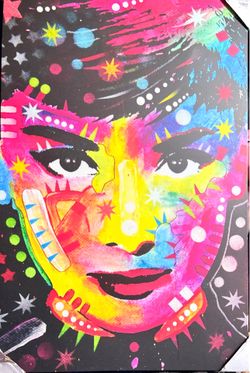 Audrey Hepburn canvas