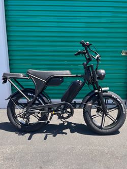 48V/1000Watt Motor/Dual Battery W/Extra Seat Electric E- Bike