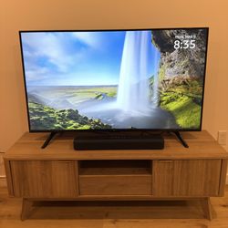 Mid-Century Modern TV Stand – Assembled & Excellent Condition