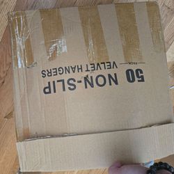 NEW pink velvet hangers