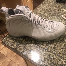 NEW Nike Air FOAMPOSITE PRM Grey Suade Size 10.5