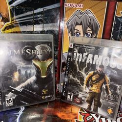 PlayStation 3 Games: TimeShift and inFamous