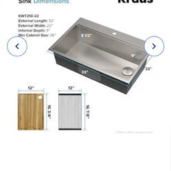 Stainless steel Kraus set