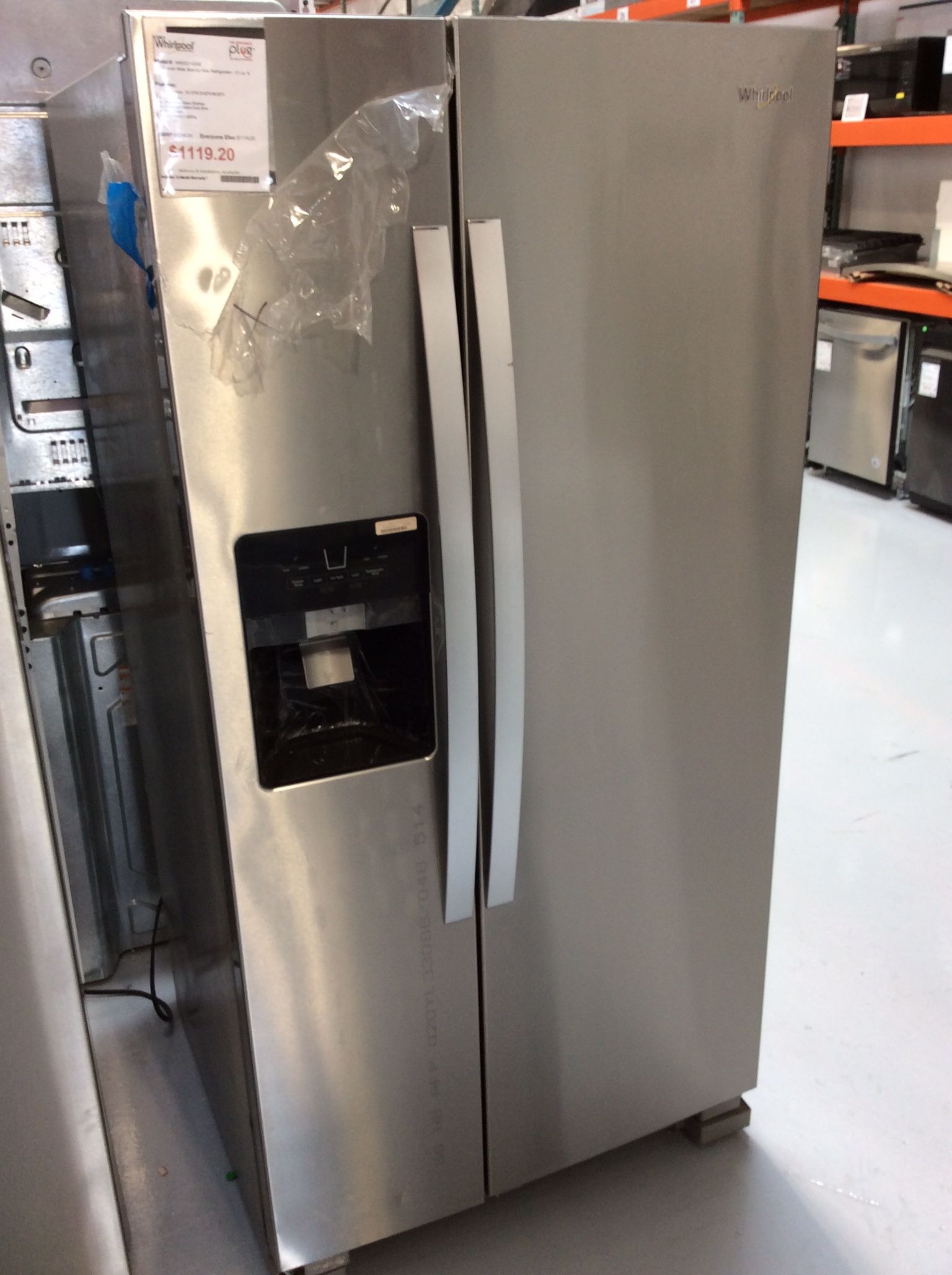 French Wide Side By Side Refrigerator