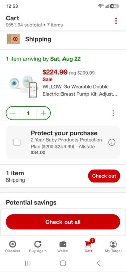 Willow Go wearable breast pump