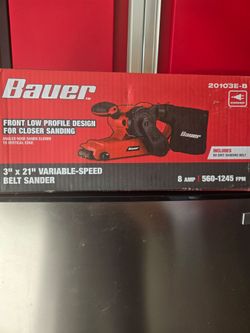 New belt sandar