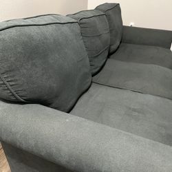 Couch Sofa upholstery Color: Dark Grey