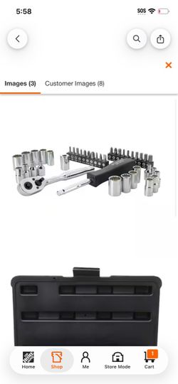 Stanley 1/4 in. Drive SAE/Metric Mechanics Tool Set (41-Piece) with Case