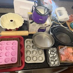 Mixed baking kit (molds, chocolate meter, mixer)