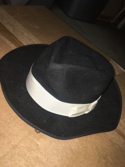 Wool hat black fedora