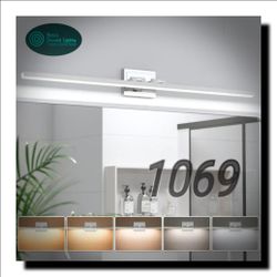 🌟 48” Modern LED Bathroom Vanity Light – Rotatable, 30W Dimmable & 5CCT Adjustable | Over Mirror Light Fixture