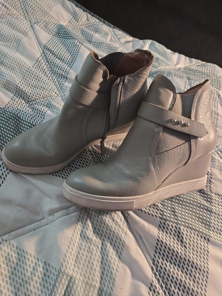Ankle Leather Boots 