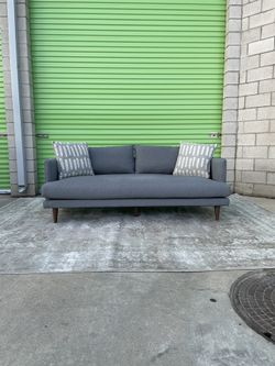 *Free Delivery* Gray Joybird Modern Couch Sofa 3 Seater