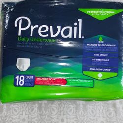 $2 Prevail Pullup Underwear, S-M; Available 40 Packs 