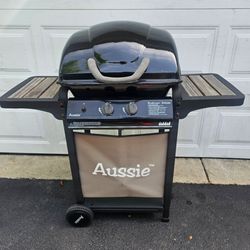 AUSSIE Bushman Deluxe dual Burner Propane BBQ Grill