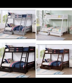 Bunk Bed full and twin not including mattress