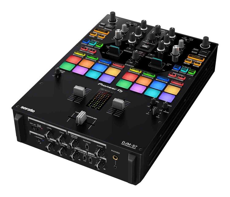 Pioneer DJ DJM-S7 Scratch-Style 2-Channel Performance DJ Mixer - Black
