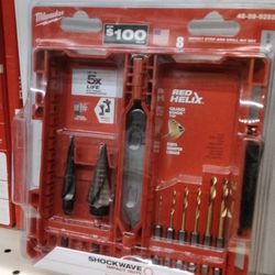 MILWAUKEE 8PC./P. IMPACT STEP AND DRILL BIT SET