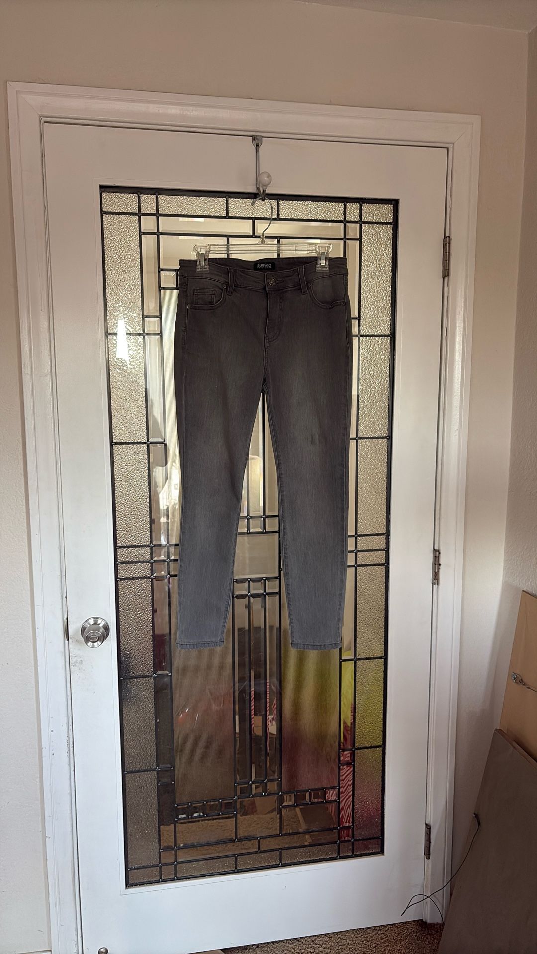 Buffalo Gray Mid Rise Skinny Jeans-Style Aubrey -Size 8/29