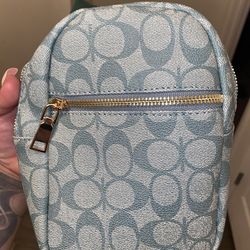 Green Coach Sling Bag