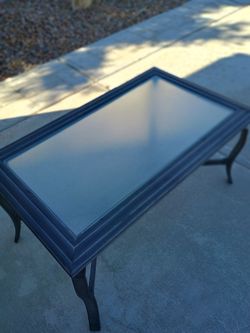 Frosted glass table