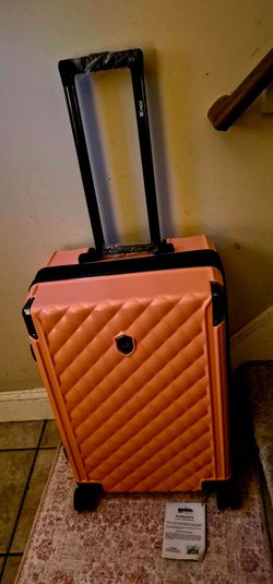 26 inch pink hardshell suitcase NWT