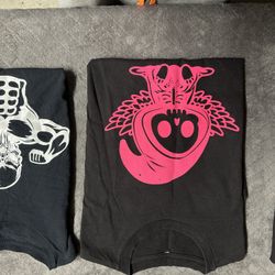 3 Nice Mens Pre Owned Black Size Large Short Sleeve Tshirts