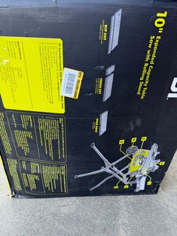 RYOBI 15-Amp 10" Table Saw with Rolling Stand (RTS23) - Works Good