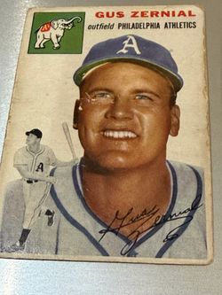 1954 Topps Gus Zernial Baseball Card