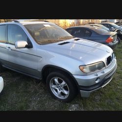 BMW X5 for Parts parting out hood bumper fender headlight door doors tail light hatch truck rear bumper cover