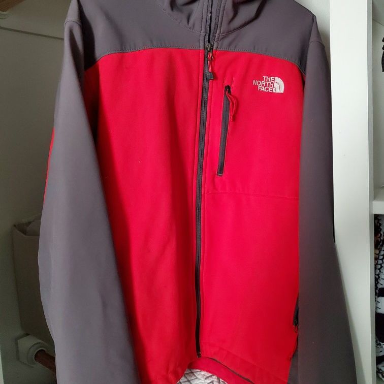 North Face Full Zip Soft Shell Jacket Medium