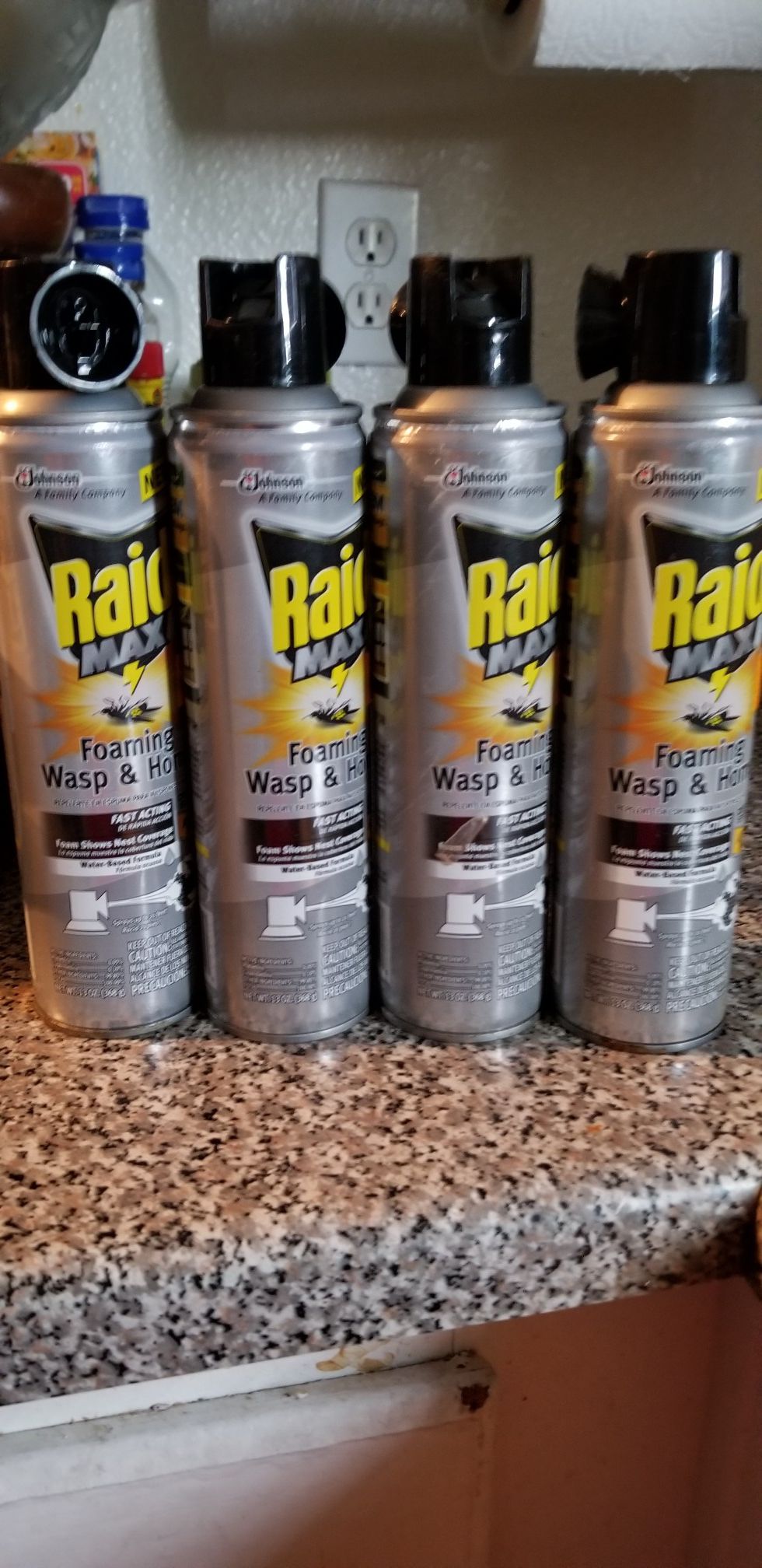 New raid Max foaming wasp and hornet