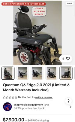 Quantum Edge 2.0 Wheelchair 