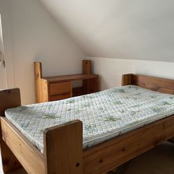 Solid Wood (heavy) Single Bedroom Set
