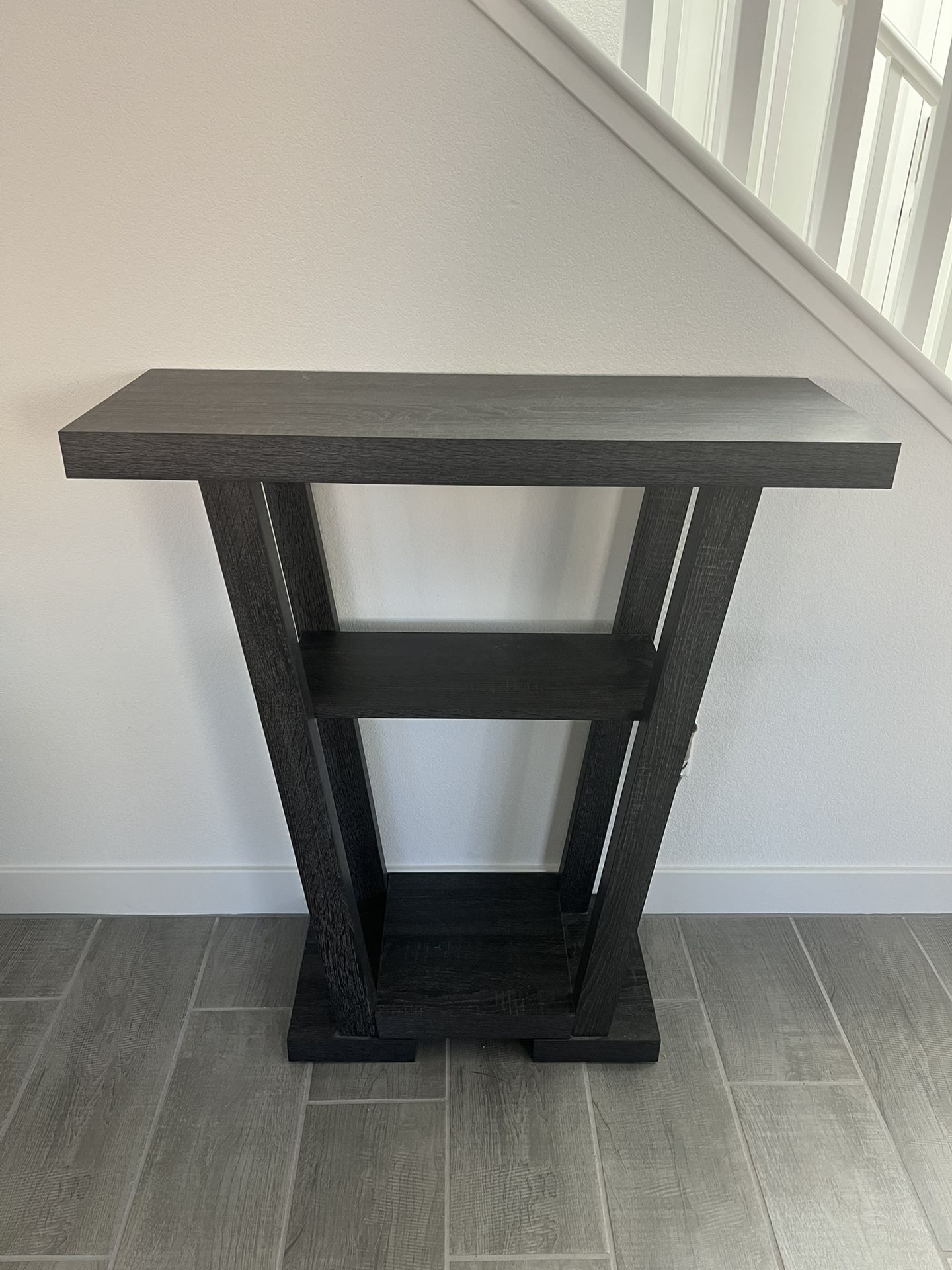 Dark Grey Console Table