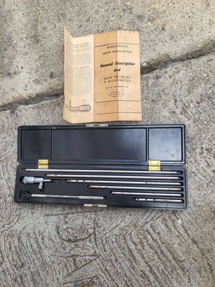 International Tool Co Inside Micrometer Machinist Tool Shop Garage Tools Tooling