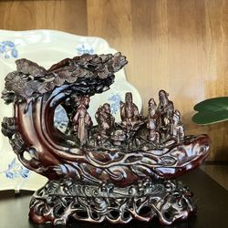 Chinese antique carved art Decor