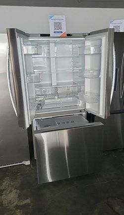 LG French Door Fridge – Stainless, 33in wide, ThinQ Smart