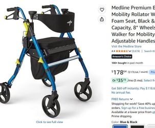 NEW Medline premium empower rotator Walker, orig  $179