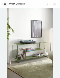 Urban Outfitters Ollie Iron Oval Media Console – Green – Excellent Condition